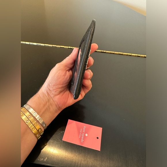 NWT Authentic Luxury Classic Preppy Small Card Holder Wristlet Key Ring Wallet - Picture 8 of 17